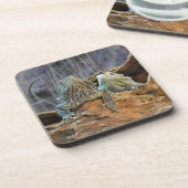 コーク・コースターと2つの好奇心のあるトカゲ コースター (左側)