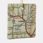 コーゲートOKレトロマップ セラミックオーナメント (右)