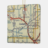 コーゲートOKレトロマップ セラミックオーナメント (左)