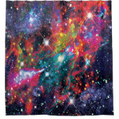 コーサクションスターフィールドシャワーカーテン シャワーカーテン (正面)