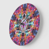 コーサクションゼンロータス時計 ラージ壁時計 (傾斜)