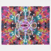 コーサクションゼンロータス フリースブランケット (正面(横))