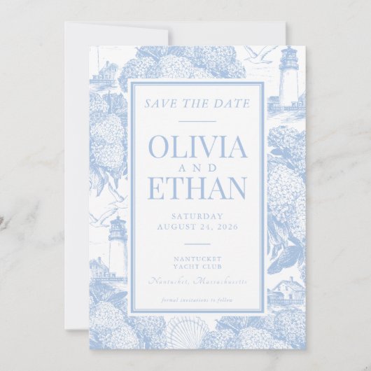 コーサル セーブ・ザ・デート 招待状 (正面)