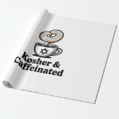 コーザーとカフェイン入りユダヤ人コーヒーハヌカー ラッピングペーパー (アンロールド)