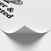 コーザーとカフェイン入りユダヤ人コーヒーハヌカー ラッピングペーパー (角)