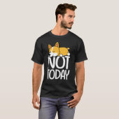 コージの怠惰な犬のコルギ Tシャツ (正面フル)