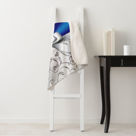 コージパーソナライズされたー65結婚周年記念プレゼント シェルパブランケット (インサイチュ)