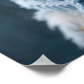 コージーお洒落ウィンターワンダーランドフクロウ ポスター (角)