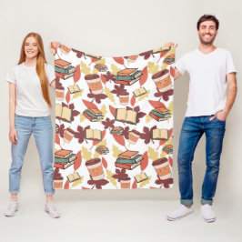 コージーかわいい秋ビベス フリースブランケット