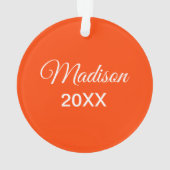 コージーと暖かい オーナメント (裏面)