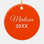 コージーと暖かい セラミックオーナメント (裏面)