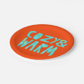 コージーと暖かい ペーパープレート (アングル)