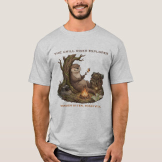 コージーなカワウソの冒険ギア 旅行 Tシャツ