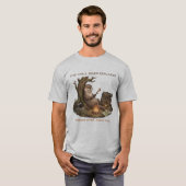 コージーなカワウソの冒険ギア 旅行 Tシャツ (正面フル)