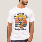 コージーな秋の雰囲気Tシャツ Tシャツ (正面)