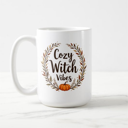 コージーな魔女の雰囲気 コーヒーマグカップ (左)