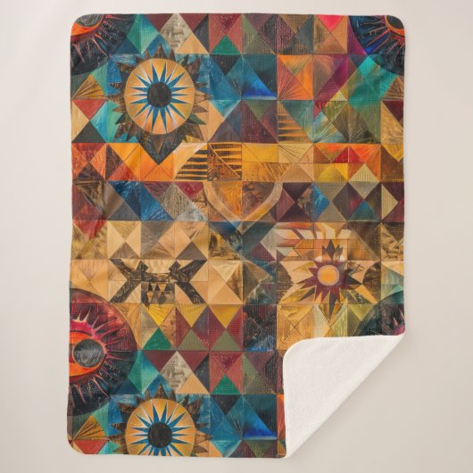 コージーアクア「継承アーティストリー」プラッシュシェルパブランケ シェルパブランケット (正面)