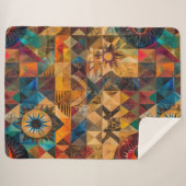 コージーアクア「継承アーティストリー」プラッシュシェルパブランケ シェルパブランケット (正面(横))