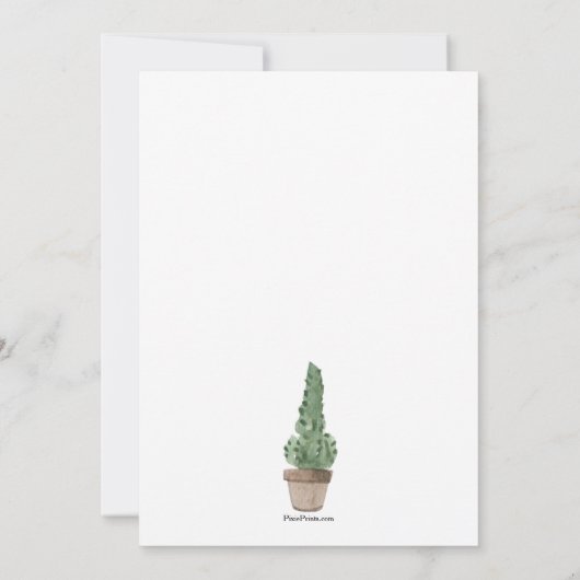 コージーアットホームリタイアメントパーティー 招待状 (裏面)