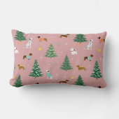 コージーアップパステルバラ ランバークッション (正面)