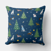 コージーアップブルー クッション (正面)