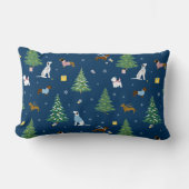 コージーアップブルー ランバークッション (正面)