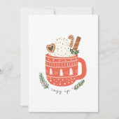 コージーアップホットココアマグクリスマス シーズンカード (正面)