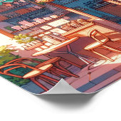 コージーアニメカフェアート ポスター (角)