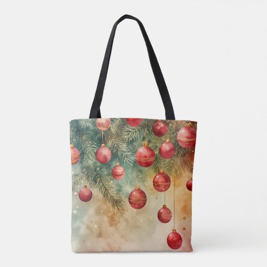 コージーウィンターナイトクリスマストート トートバッグ (裏面)