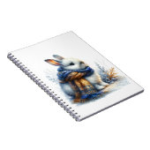 コージーウィンターバニーウサギ ノートブック (右側)