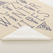 コージーウィンタービベスデザイン シェルパブランケット (3/4)