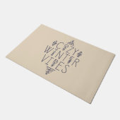 コージーウィンタービベスデザイン ドアマット (アングル)