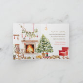 コージーウィンタービレッジキャット シーズンカード (内部)