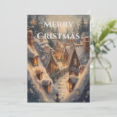 "コージーウィンタービレッジクリスマスフラット招待状" 招待状 (スタンド正面)