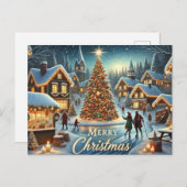 コージーウィンタービレッジクリスマス ポストカード (正面/裏面)