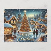 コージーウィンタービレッジクリスマス ポストカード (正面)
