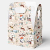 コージーウィンタービレッジシーンパターン フェイバーボックス (オープン)