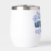 コージーウィンタービーブススノーフレークタイポグラフィ (正面)