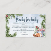 コージーウィンターホットココアスノーリーブズベビーチケット エンクロージャーカード (正面)