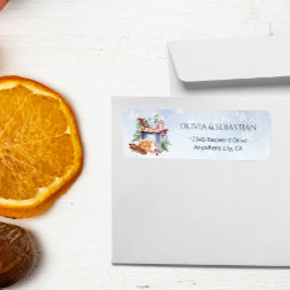 コージーウィンターホットココアスノーリー差出人住所 ラベル