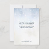 コージーウィンターホットココアスノーリー結婚ズ サンキューカード (裏面)