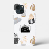 コージーウィンターホームパターン Case-Mate iPhoneケース (裏面)