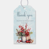 コージーウィンターローワンベリーブーケ結婚ーズ ギフトタグ (正面)