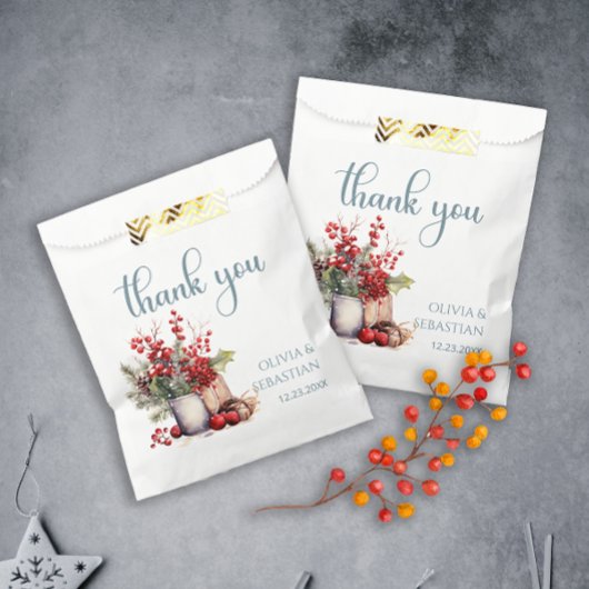 コージーウィンターローワンベリーブーケ結婚ーズ フェイバーバッグ