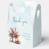 コージーウィンターローワンベリーブーケ結婚ーズ フェイバーボックス (オープン)