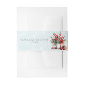 コージーウィンターローワンベリーブーケ結婚ーズ 招待状ベリーバンド (正面例)