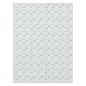 コージーウィンターワンダーランドアイススケートで滑るビレッジパターン テーブルクロス (正面)