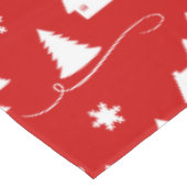 コージーウィンターワンダーランドパターンホリデーテーブルクロス テーブルクロス (アングル)