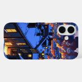 コージーウィンターヴィレッジ Case-Mate iPhoneケース (裏面 (横))