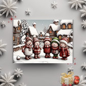 コージーウィンター応援と雪だるまフレンズ シーズンカード